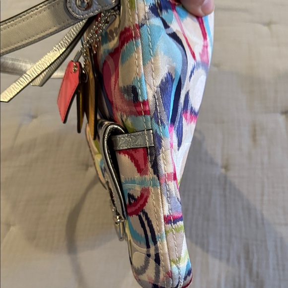 Coach Colorful Circle Pattern Shoulder Bag - Picture 9 of 16